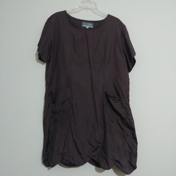 LN Tikima Dog Grooming Dress Long Brown Cover Up XL